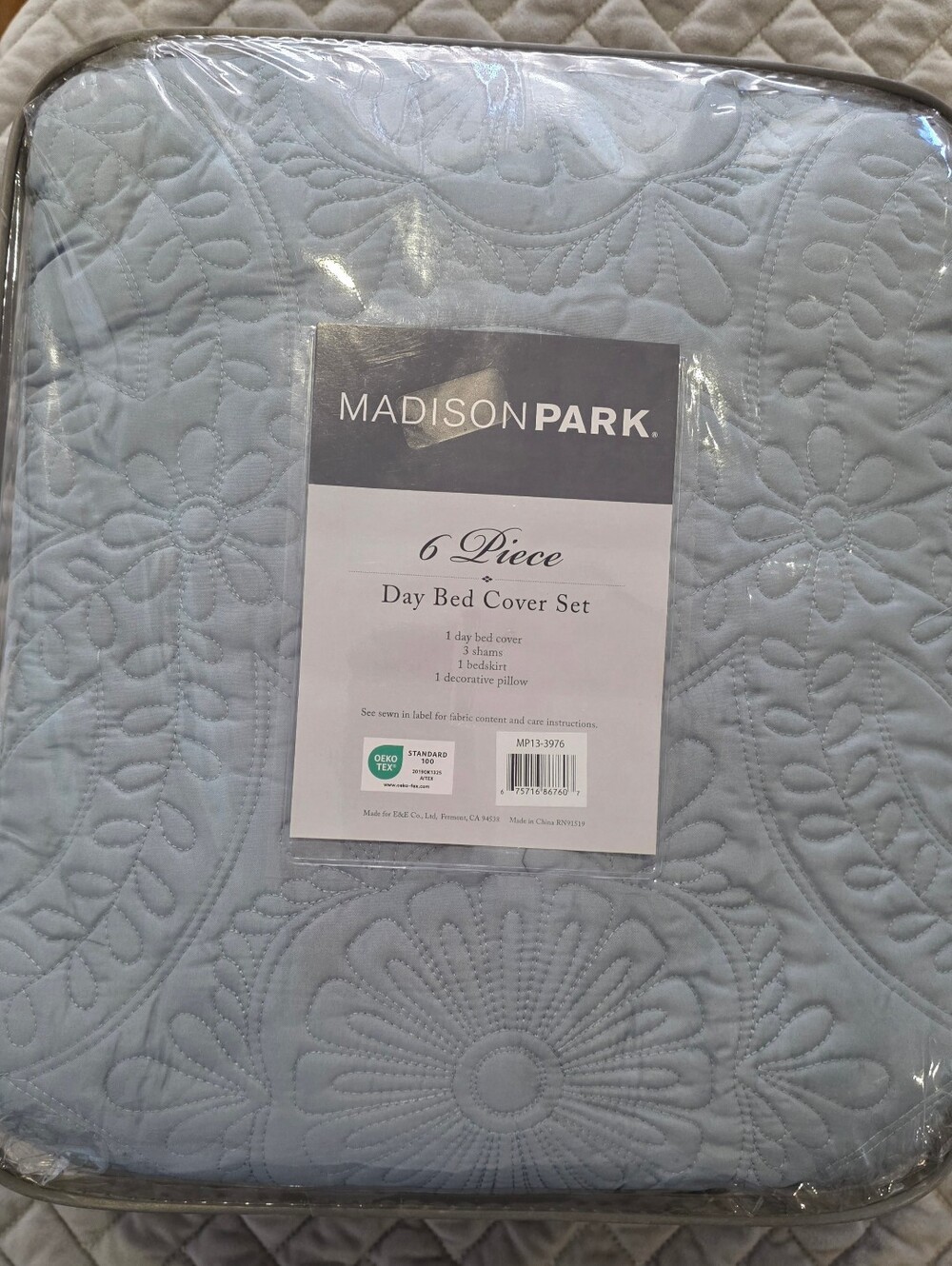Madison Park Blue Natalie 6pc Daybed Cover Set - Picture 8 of 10